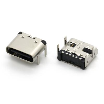 6 pin type c usb connector 