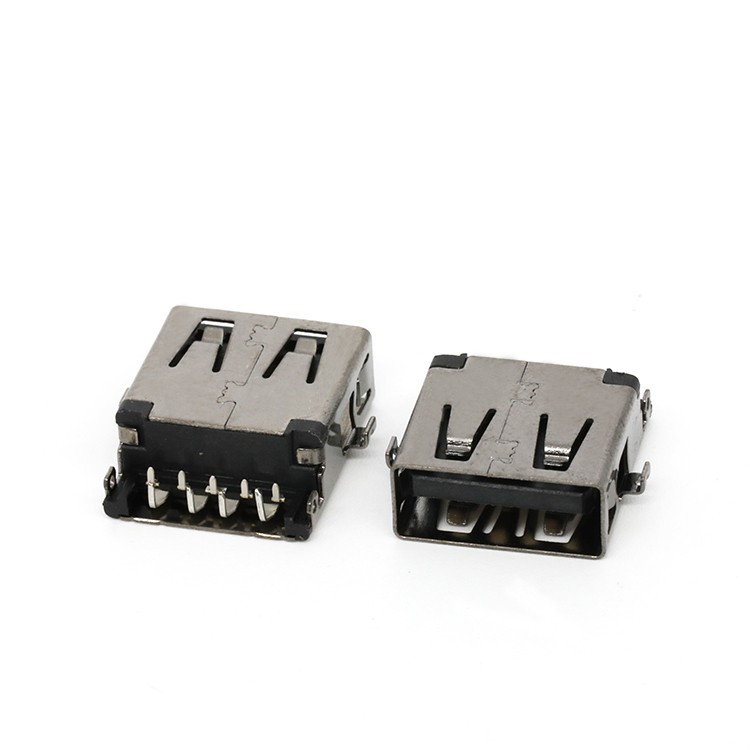 Mid Mount 9P USB 3.1 Type A  Female Receptacle Connector