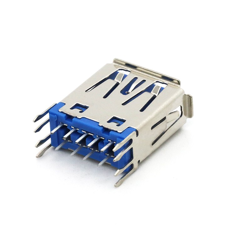 USB 3.0 A Female Connector DIP type 180Degree 