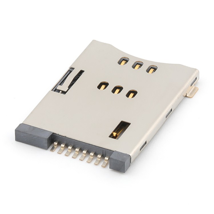 8Pin Micro Sim Card Holder Socket Push-Push Type Micro Sim Socket SIM Card Connector