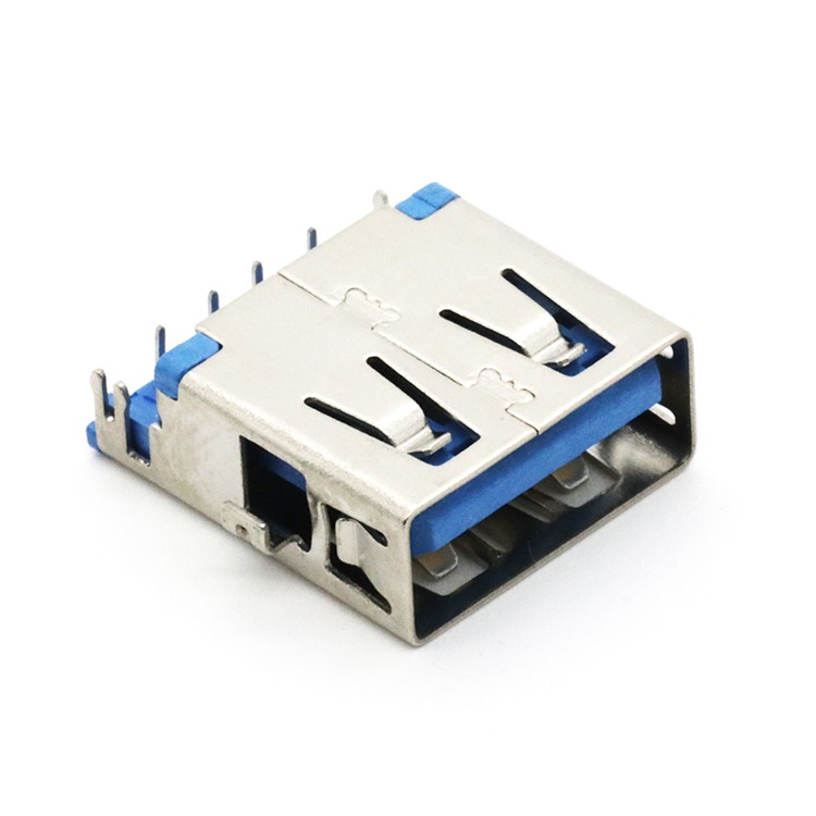 Mid Mount USB 3.0 A Female Connector 9P