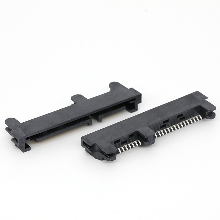 SATA 22Pin(7+15) Male Plug SMT Type Connector for 1.2MM PCB