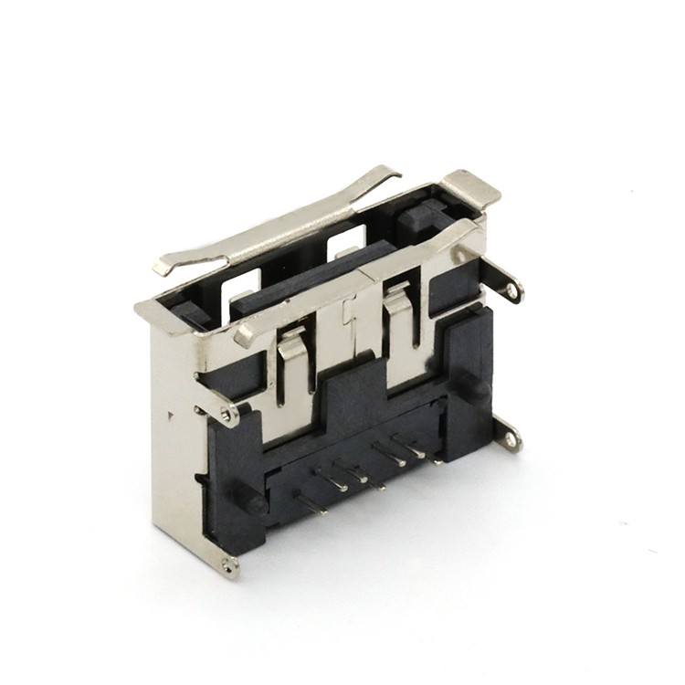 ESATA 7P Male Connector Bottom Mount