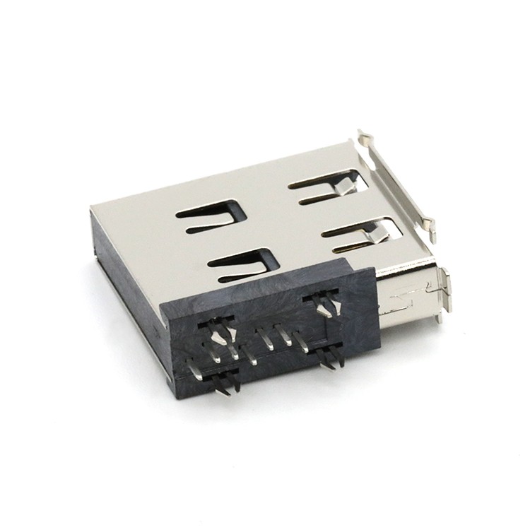 Upright E-SATA 7P Male Connector