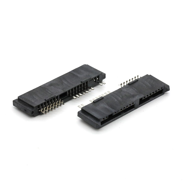 SATA 7+7+2P Female Connector Soldering