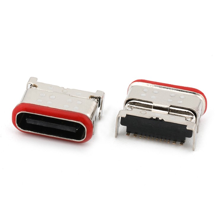 IP67 USB Type C Connector 16Pin Waterproof USB C Type Female Connector