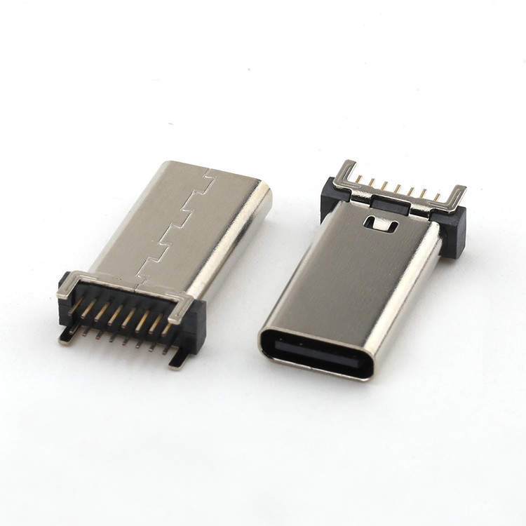 Vertical Dip Type USB C 16Pin Female Connector H=13mm Type-C Female USB PCB Connector