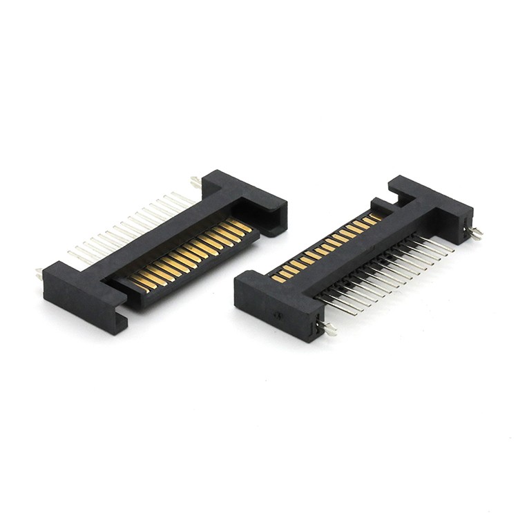 Serial ATA SATA 15P Male Connector DIP Type 180D