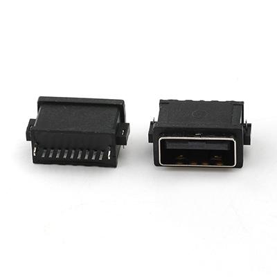 Mid Mount IPX8 Waterproof USB 3.0 A Female Connector 9Pin Vertical Dip Type USB A/F Connector