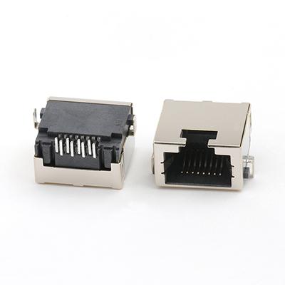 Mid Mount 8.8MM RJ45 Female Connector DIP Type RJ45 Ethernet Socket Connector