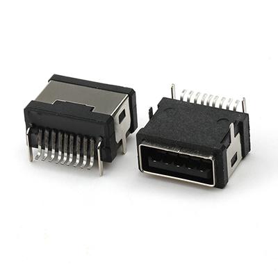 Top Mount IPX7 Waterproof USB 3.0 A Female Connector 9Pin SMT Type USB A/F Socket Connector