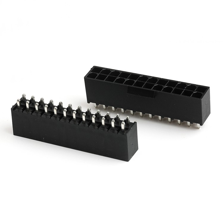 2*12 Pin ATX Electronic Equipment Circuitry Connector BOM 4.2MM Pitch Dip Type Power Connector