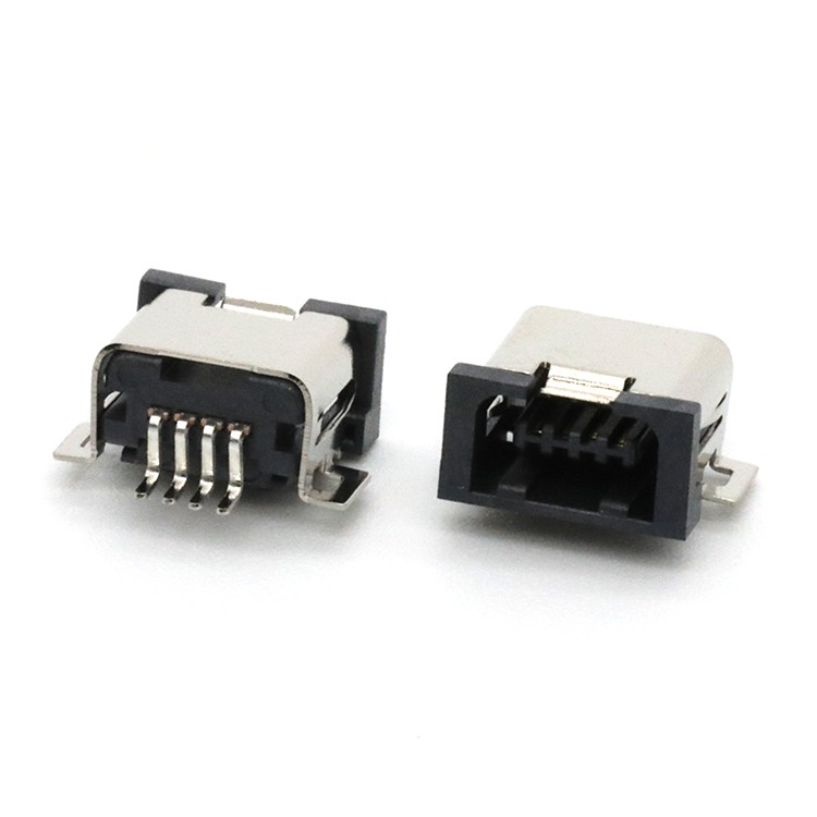 MINI USB 5P B Female Connector SMT Type