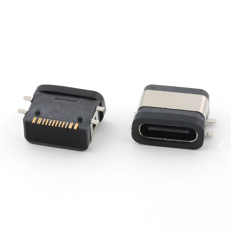 USB 16pin Waterproof IP67 Type C Female Connector