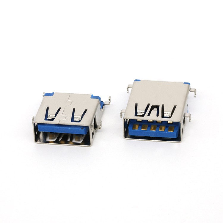 Mid Mount USB 3.1 Type A Female Receptacle Connector for Laptop