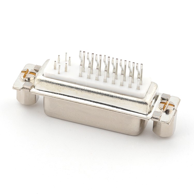 DVI (24+5) 29Pin Male Nickel Plate Plug Connector for Wire Soldering