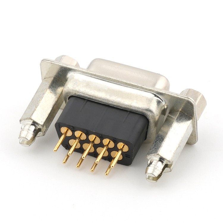 D-SUB Connector DB 9Pin Female Socket Dual Row Connector with Screw 