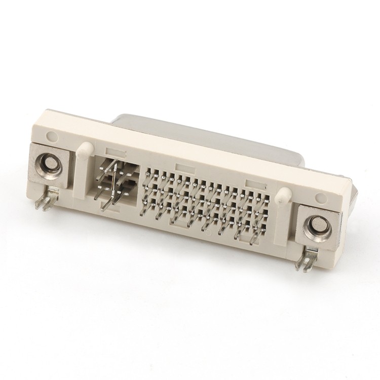 DVI 29Pin (24+5) Female Receptacle Connector 180Degree PCB Mount