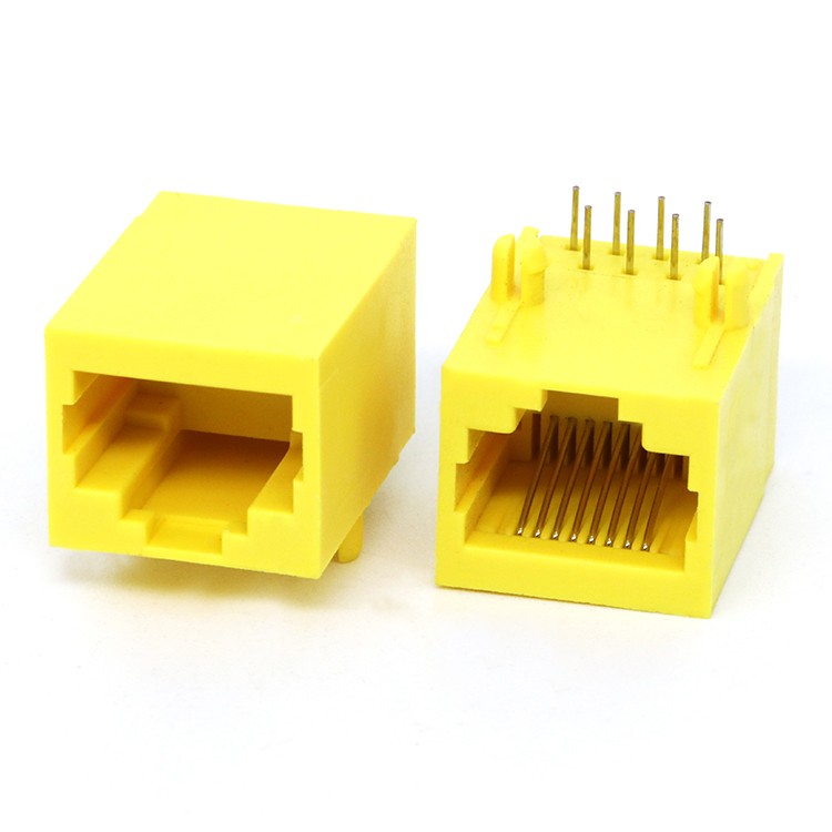 Through Hole 90Degree 5621 1X1 RJ45 8P8C Female Ethernet Connector