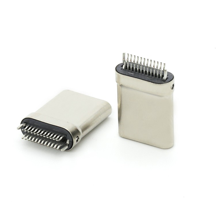 Vertical Dual Row 24P USB 3.1 C Type Male Connector