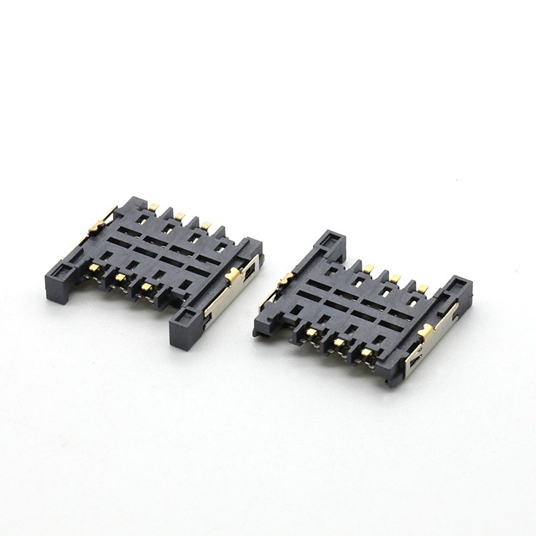 6Pin 2.65H Micro SIM Card Connector