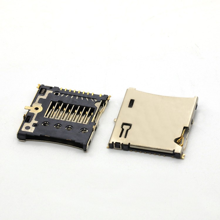 1.5H Top Mount Micro SD Push Push Card Connector