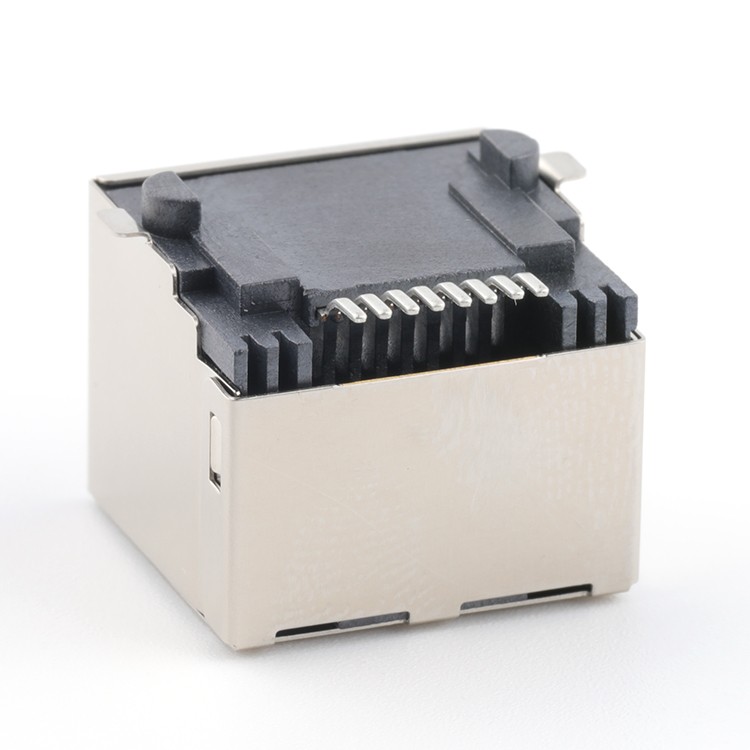 Vertical Surface Mount 1X1 Port  RJ45 Female Connector