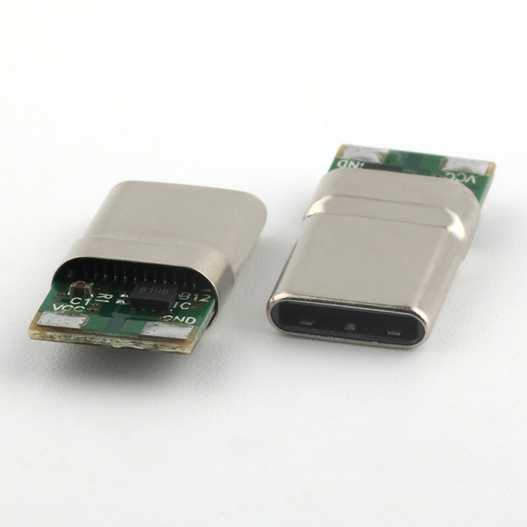 USB Male Connector 24Pin USB Type C Male Plug PCB Connector 