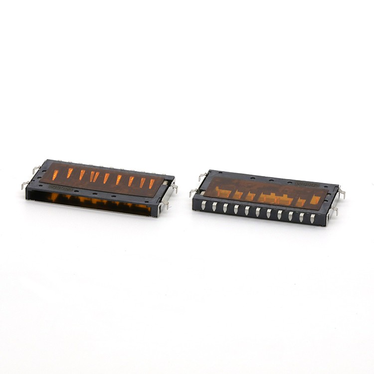 Mid Mount 2.25H Dip Type SD Card Connector SD Card Normal Open Connector