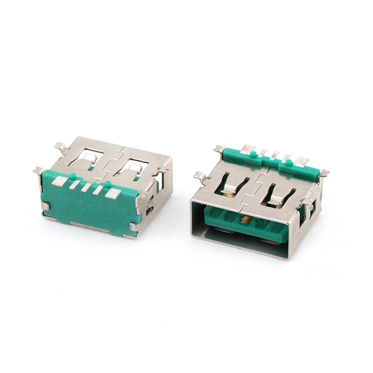 Vertical Top Mount USB 2.0 A Type 5Pin Female Socket Connector