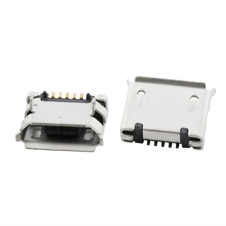 Micro USB PCB Connector SMT 5Pin Micro USB B Type Female Connector