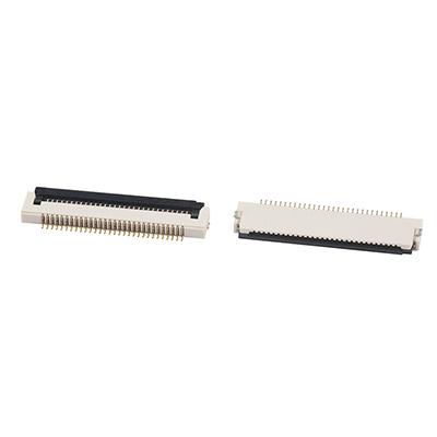 0.5mm Pitch 1.5H Flip Type Right Angle Low Contact FFC FPC Connector