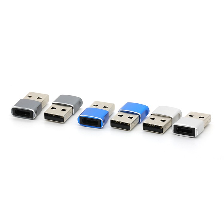 10000 Cycles Duraility USB Type C Female To USB 2.0 Type A Male Converter Adapter