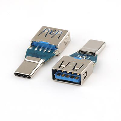 10Gbps USB 3.1 C Male to USB 3.0 A Type Female Adapter for PCB
