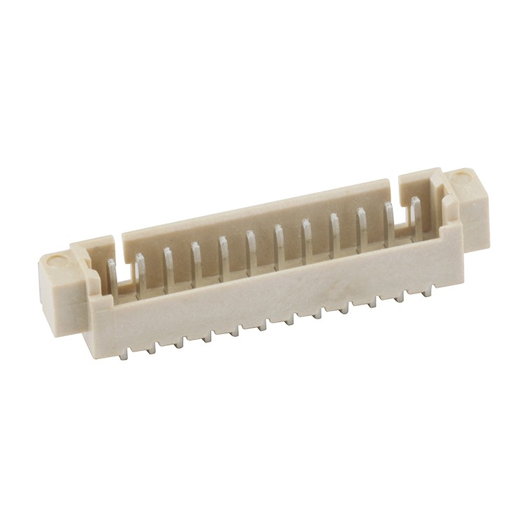 12Pin Natural Color 1.25mm Pitch Surface Mount Right Angle Wire To Board Connector 