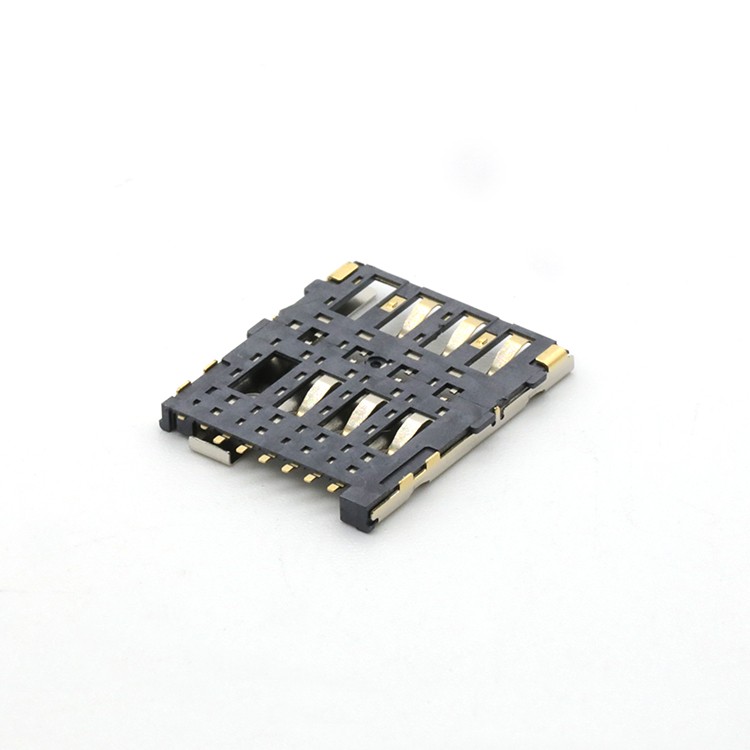 1.45H,Push Push Type Micro SIM Card Socket Connector