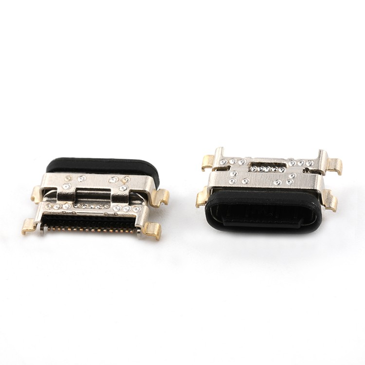 16Pin IP67 Waterproof USB Type C Female Socket Connector 