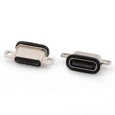 16Pin Waterproof USB Female Connector IPX7