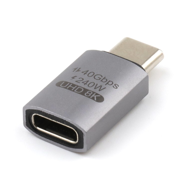 180 Degree UHD 8K USB 3.1 C Male TO USB 3.1 C Female Adapter
