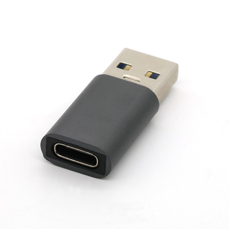 180 Degree USB 3.0 A Type Male To USB Type C Female Socket Adapter