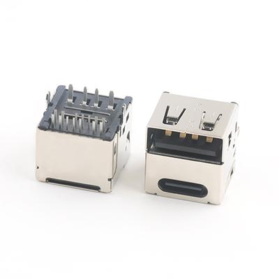 180Degree USB 3.1 Type C 14Pin Female +USB 2.0 Type A 4Pin Female Connector