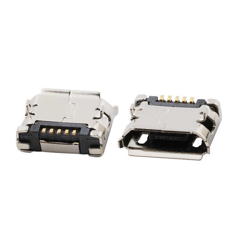 1.8A 5 Pin Micro USB 2.0 B Type Female Charging Port Connector