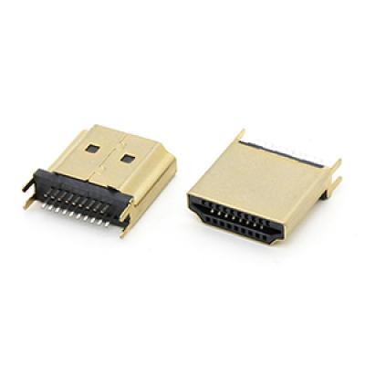 19P HDMI Male Plug Connector 