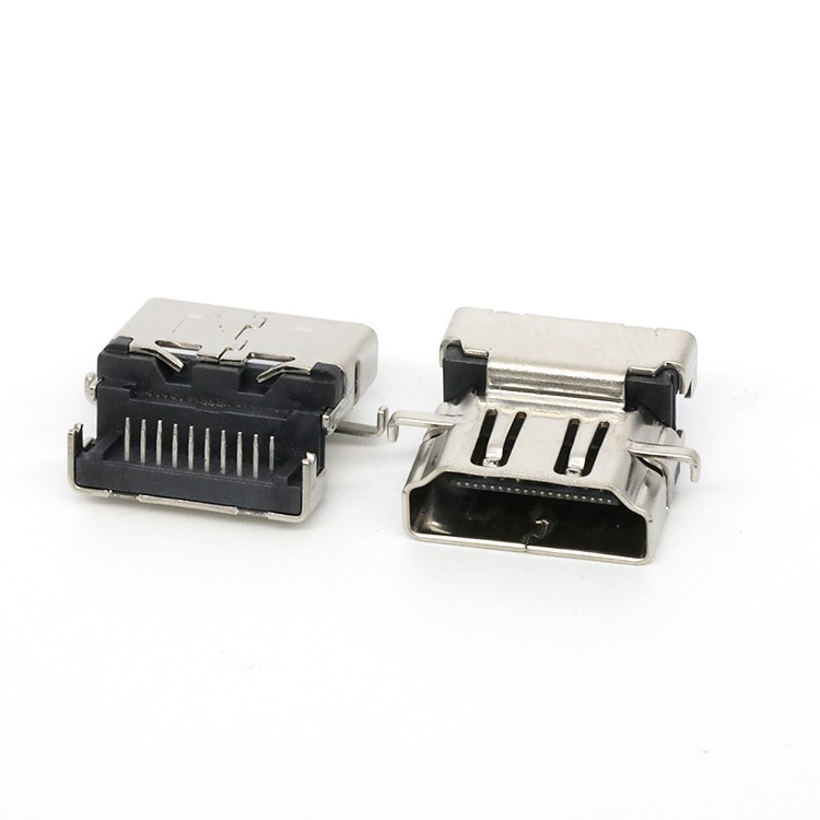 19Pin  A Type High Definition Multimedia Interface Female Socket Connector 