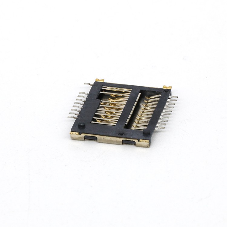19Pin Micro SD 4.0 +Micro SD 2.0 Socket Connector SMT Type