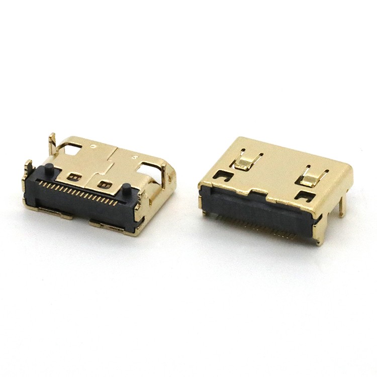 19Pin PCB Mount Mini High Definition Multimedia Interface C Type Female Connector 