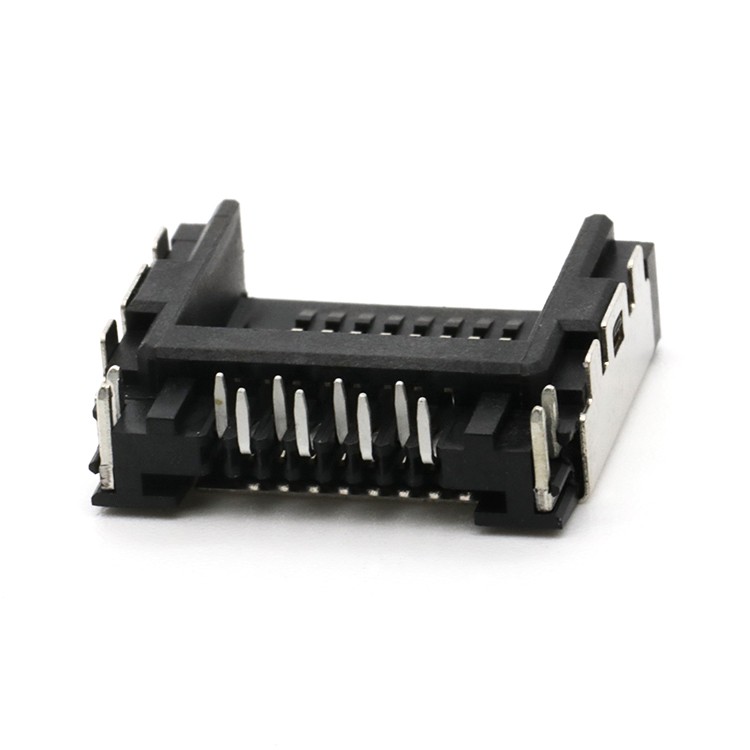 1X1 RJ45  8P8C Female Single Port Connector Dip Type Mid Mount  3.7MM  with Led Light