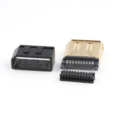 20Pin DP Connector Plastic Cover DP Female Connector for Wire Soldering
