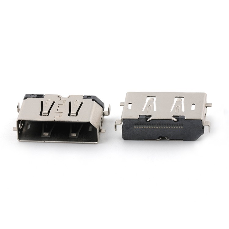 20Pin DisplayPort  Connector Mid Mount 1.9mm DP Female PCB Connector