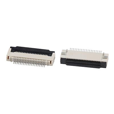 20Pin FPC Connector 0.5mm Pitch 2.0H ZIF Right Angle SMT Type FPC Connector